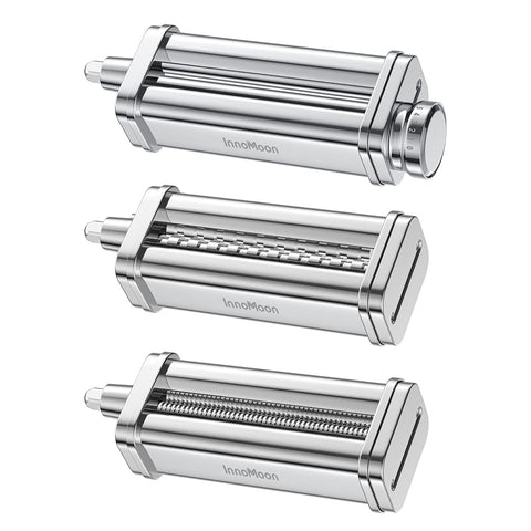 InnoMoon close-up of stainless-steel roller highlighting smooth surface for even sheets