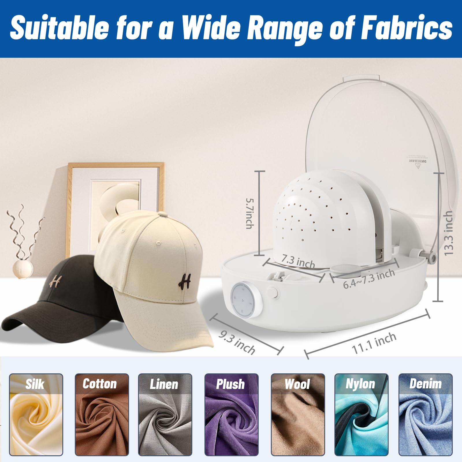 INNOPAW on kitchen counter with hat nearby illustrating convenient everyday hat care