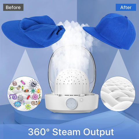 INNOPAW open chamber with a baseball cap inside demonstrating safe in‑machine placement