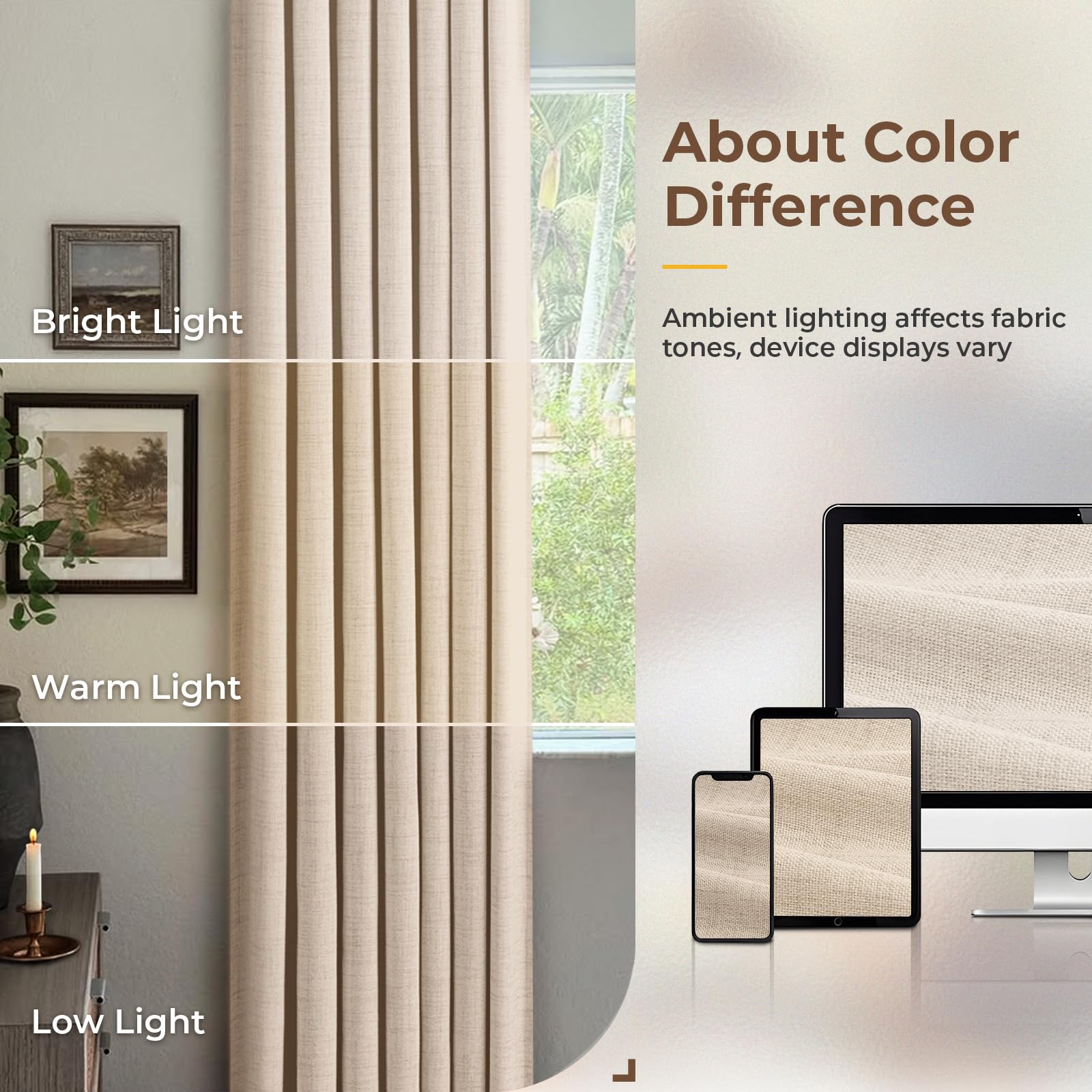 INOVADAY care label close-up showing machine-washable instructions for easy upkeep