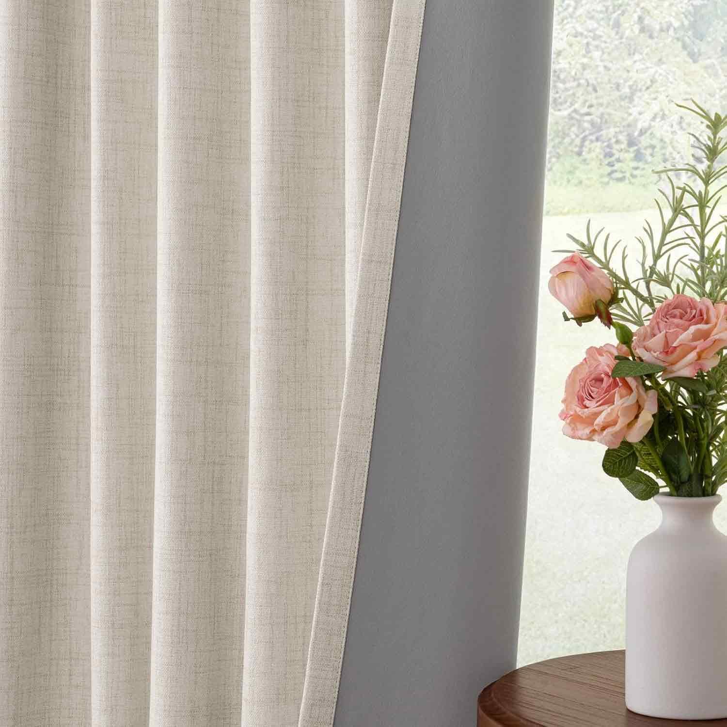 INOVADAY rod pocket view showing classic gathered look benefit