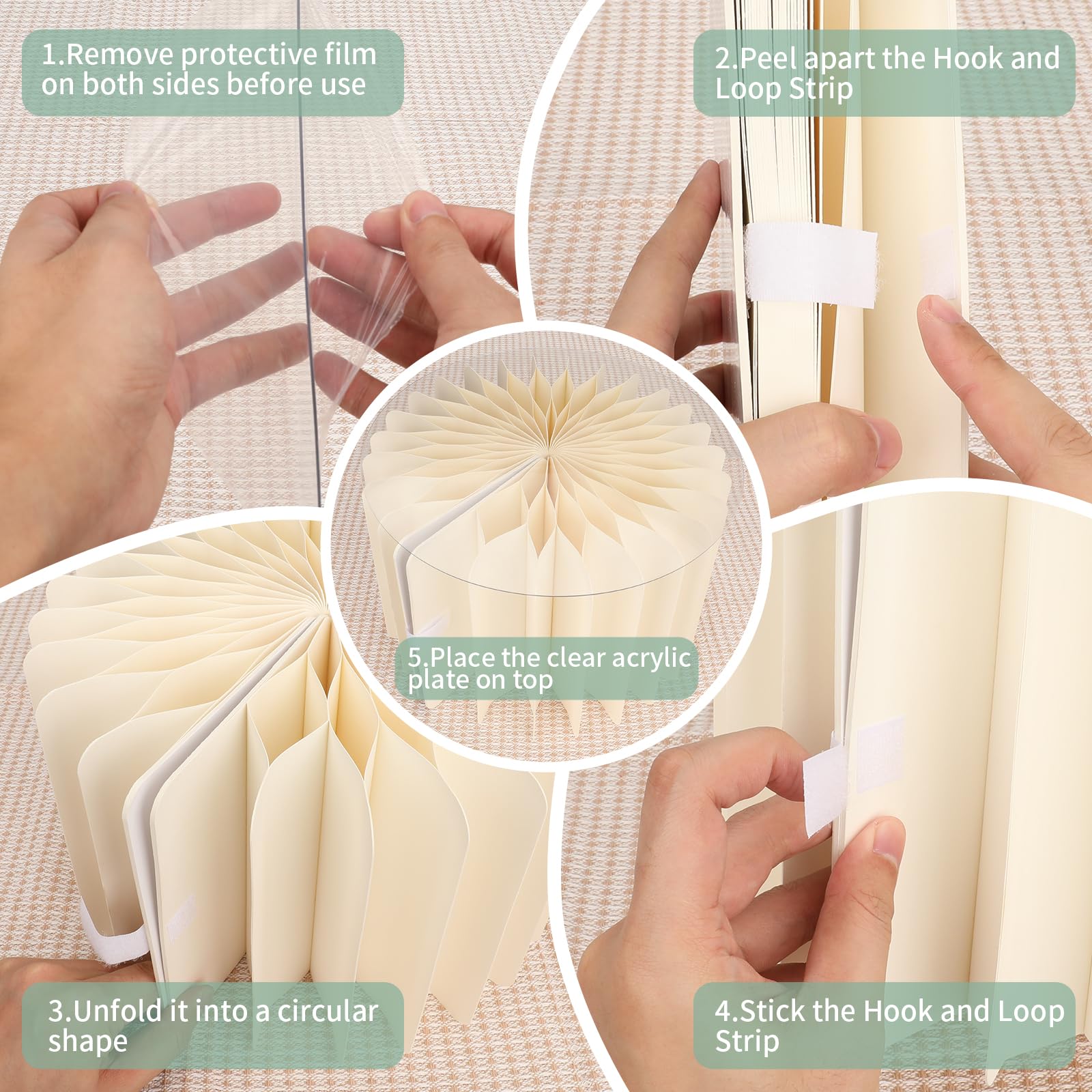 INPARALLUV folded cylinders flat for compact transport and space-saving storage