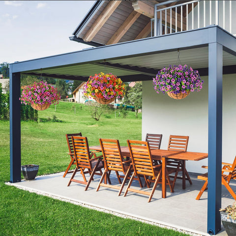 INQCMY styled in sunroom showing versatile indoor-outdoor decor benefit