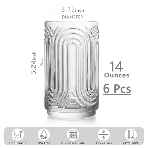 INSETLAN close-up of ribbed glass texture, improves grip and light reflection
