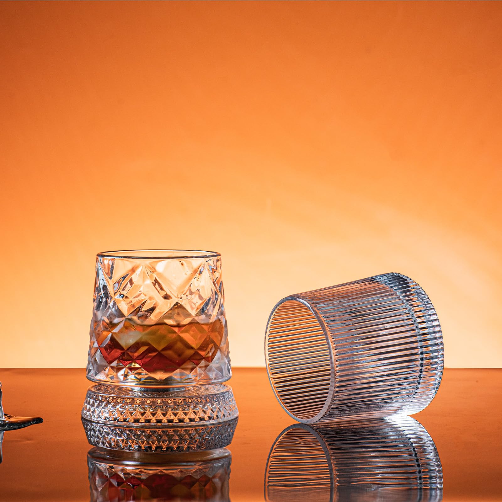 INSETLAN pair on bar cart lifestyle shot for gifting and entertaining appeal