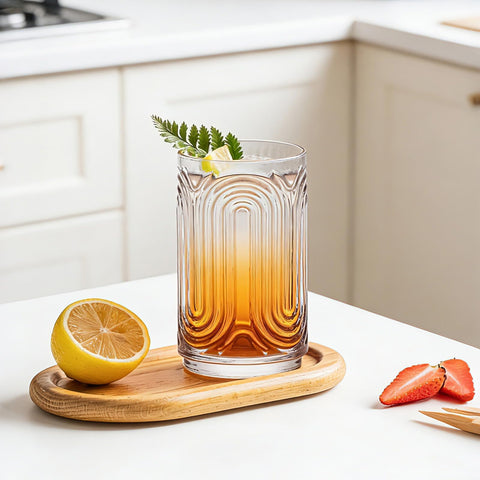 INSETLAN stacked glasses in cabinet, saves space and stays organized