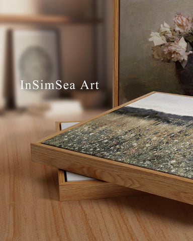 InSimSea canvas texture close-up showing brush detail and color depth benefit