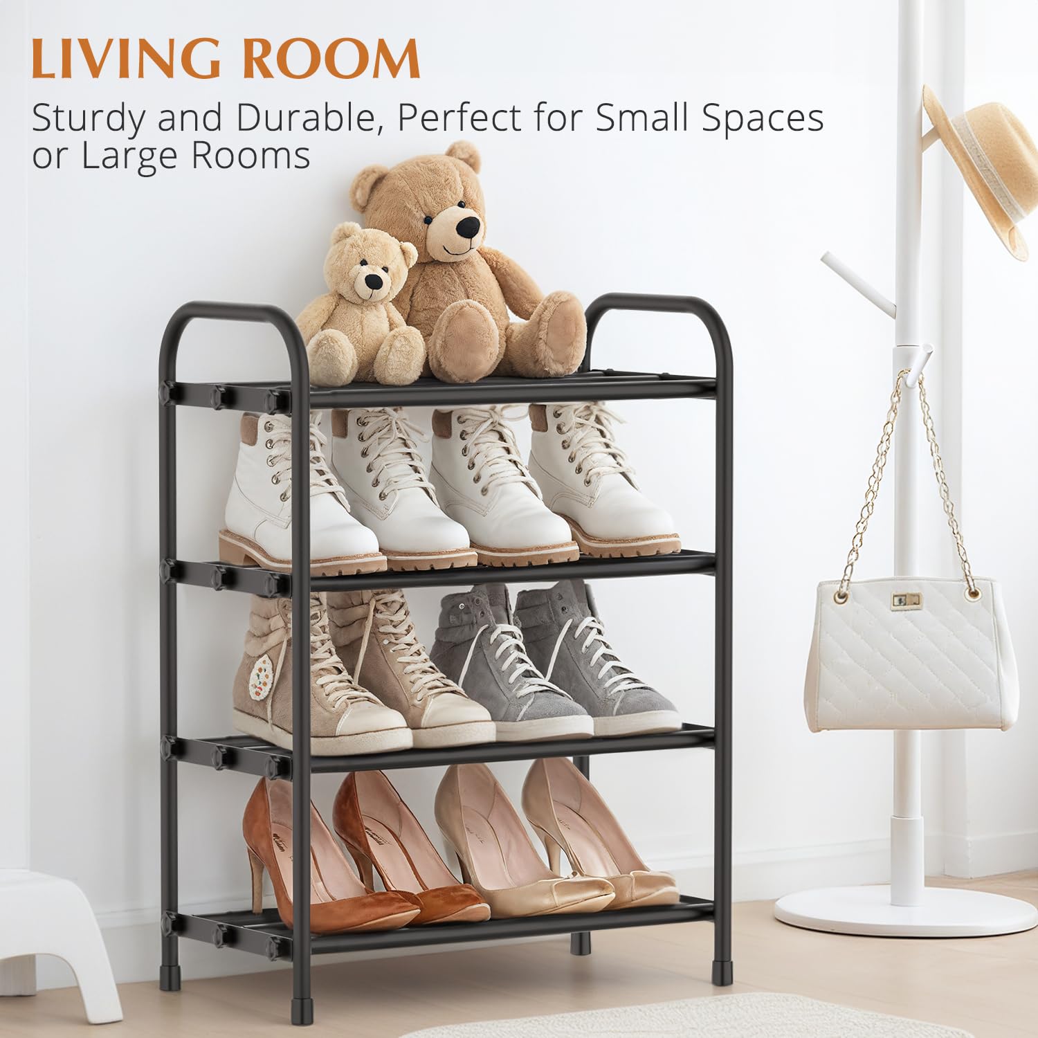 INSMART close-up of metal frame detail highlighting sturdy rust-resistant build benefit