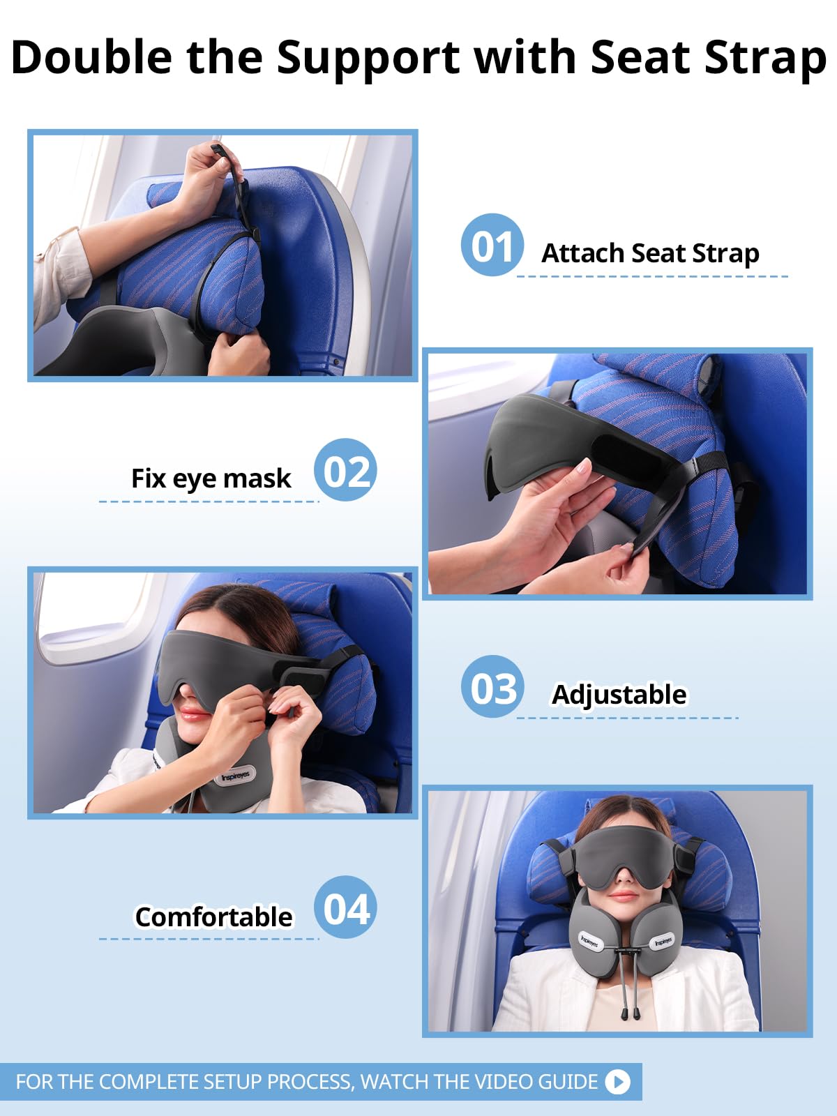 Inspireyes compact packed size fitting into travel bag for convenience