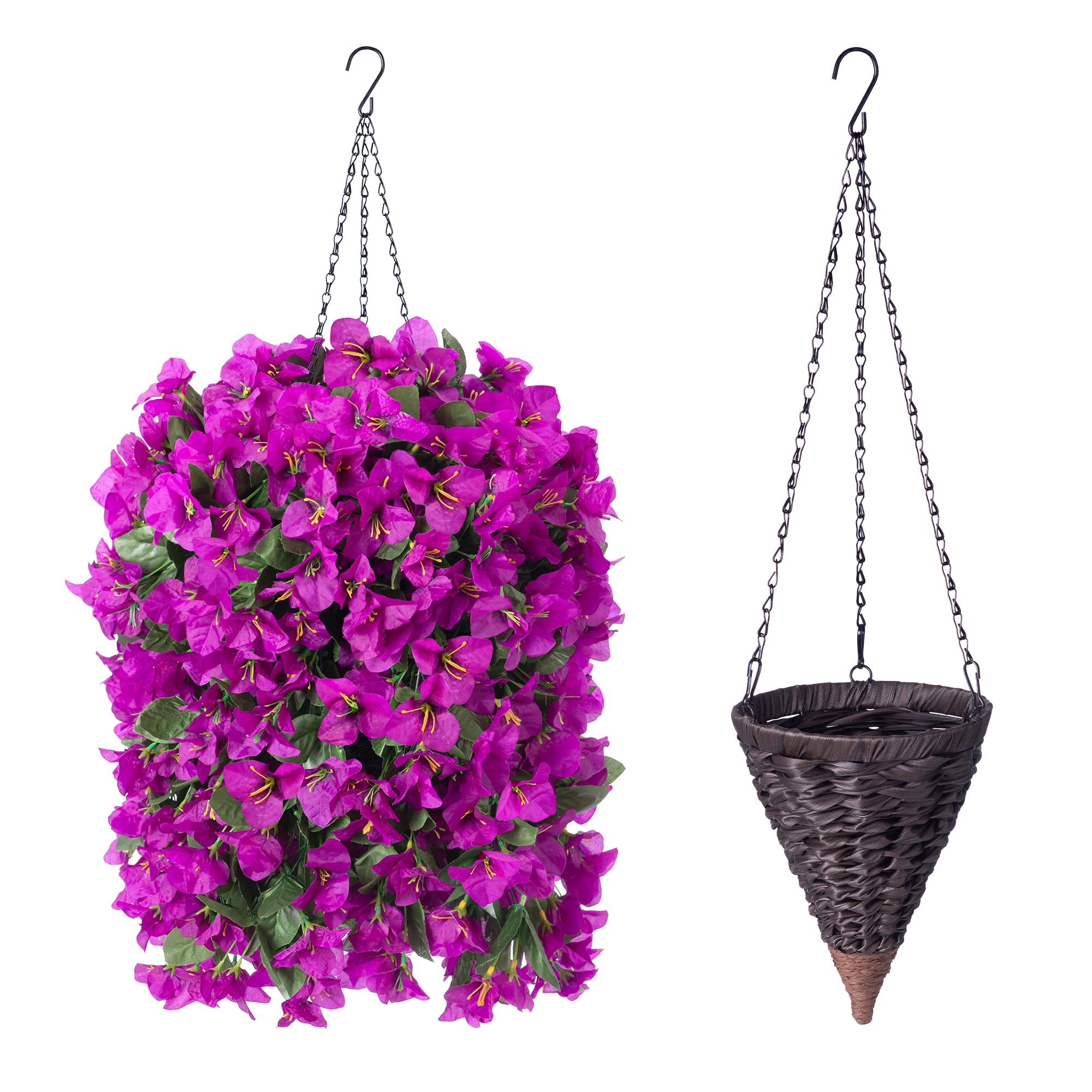 INSPRING package contents laid out showing included stems, foam, ties, and chains benefit