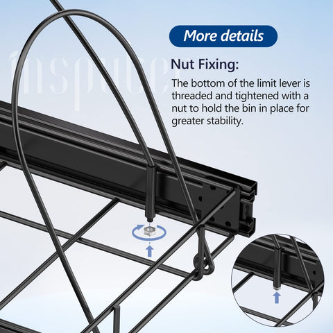 Insputer close-up of chrome-plated steel finish highlighting rust resistance and durability