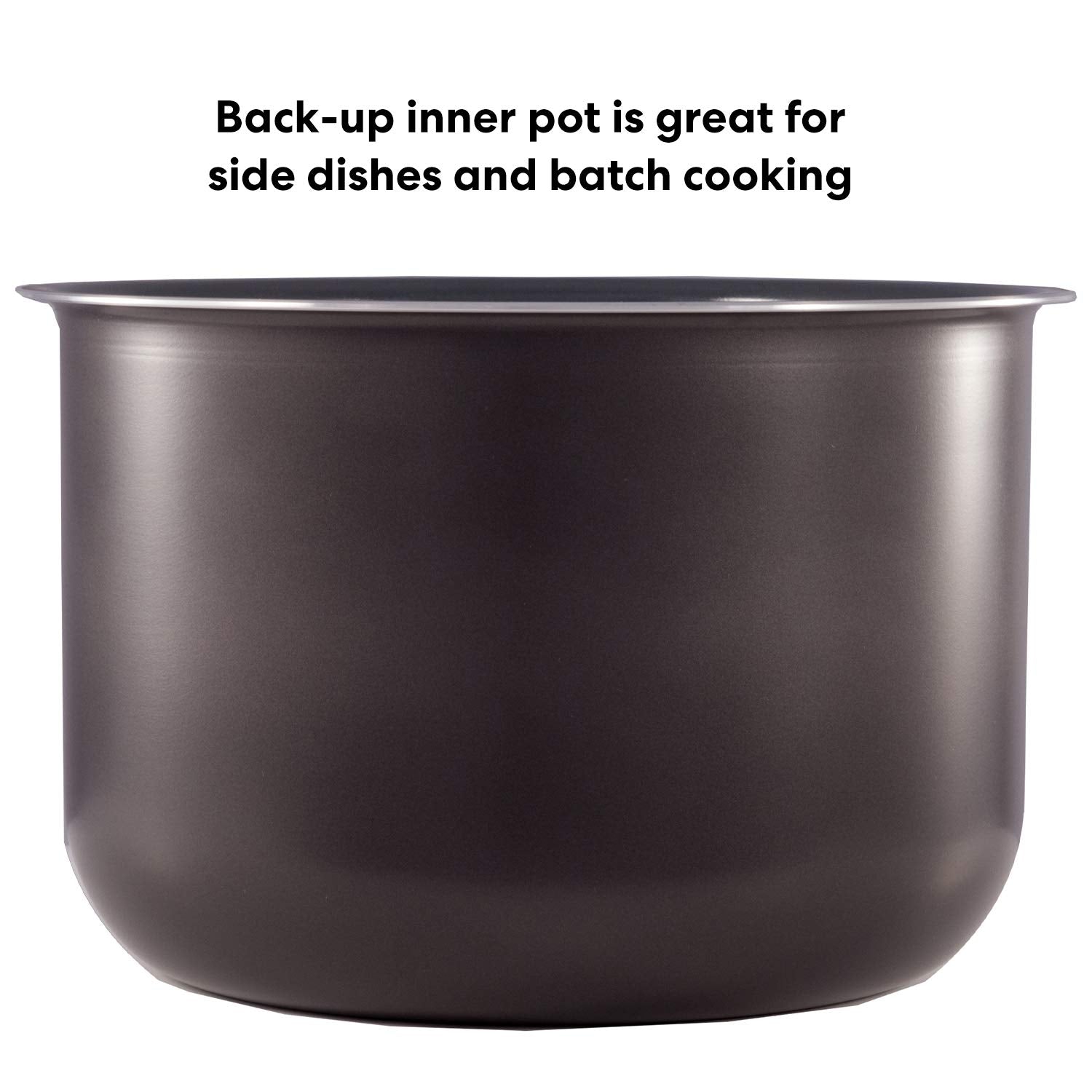 Instant Pot embossed fill lines closeup showing measurement safety guidance