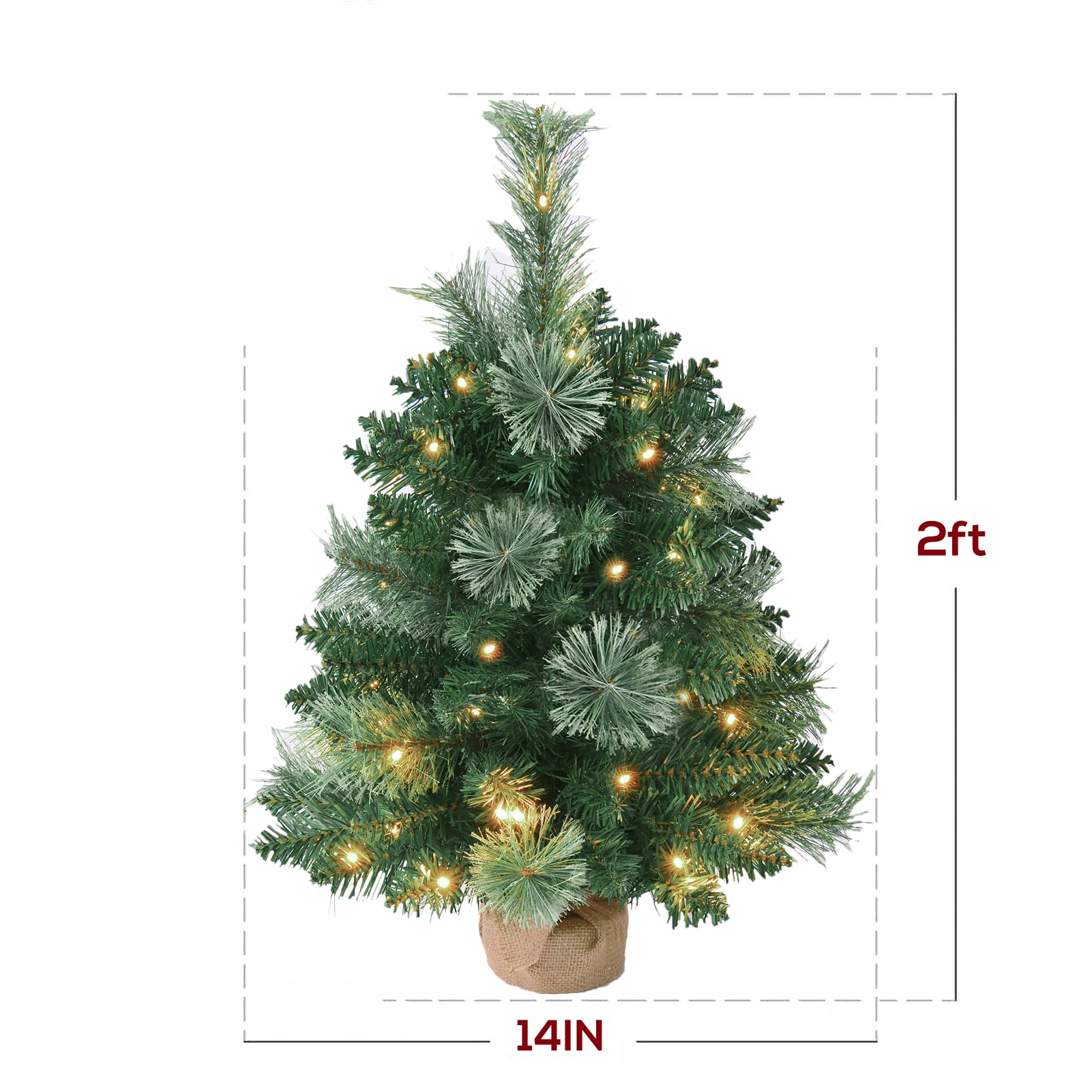 INSTREE CHRISTMAS next to a chair for scale, shows compact size and space-saving benefit