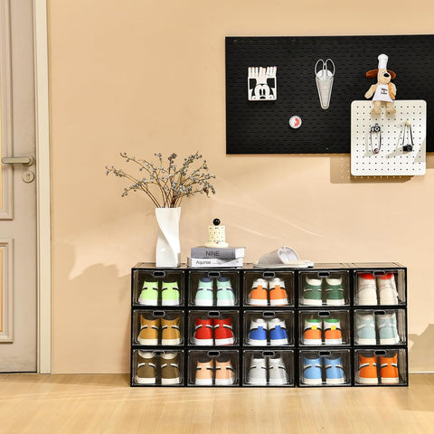INSTY shoe alongside box showing scale and roomy interior benefit
