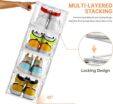 INSTY sneaker displayed inside box showing visibility and presentation benefit