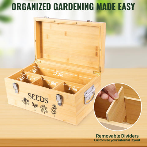 Intarsio open box with envelopes and bottles illustrating easy organization and access
