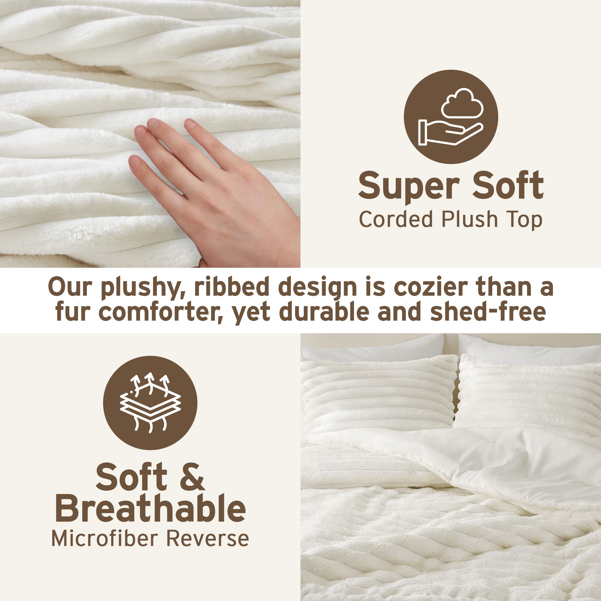 Intelligent Design comforter on styled bed showing inviting bedroom atmosphere