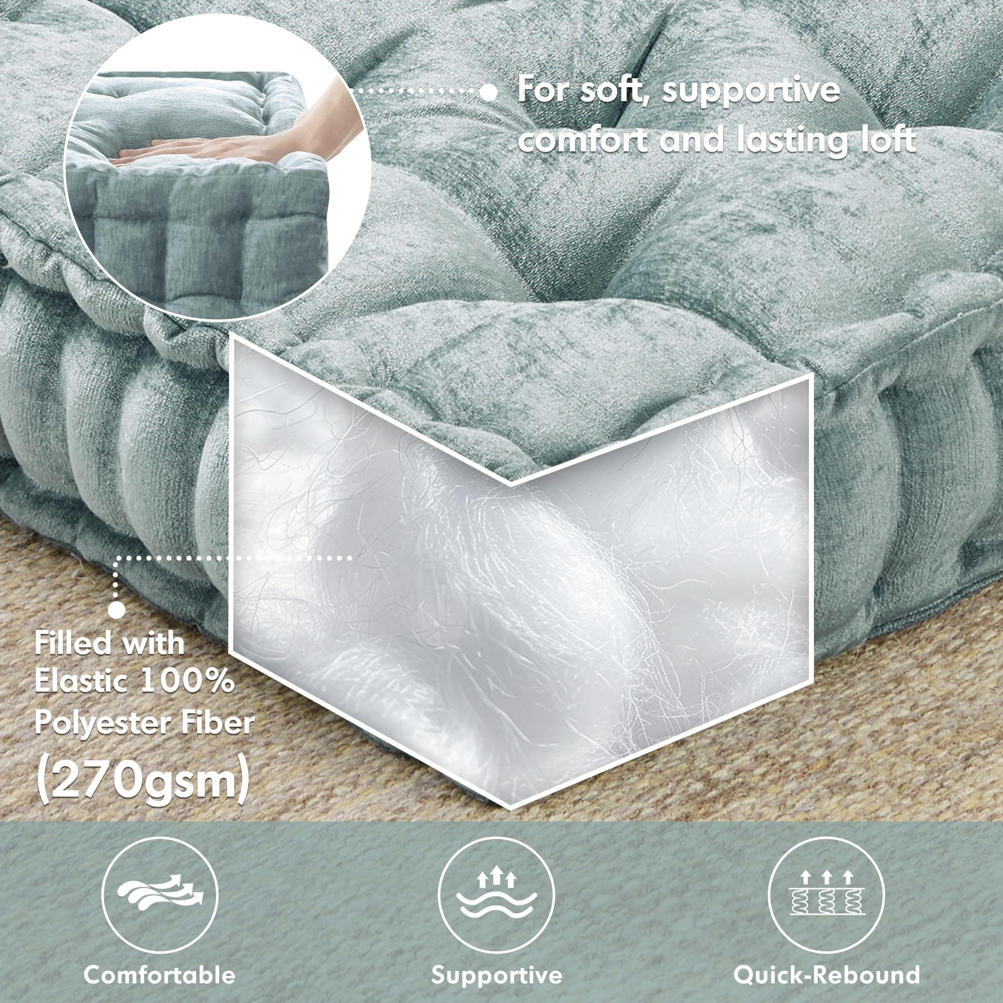 Intelligent Design Azza close-up chenille texture highlighting softness and visual depth