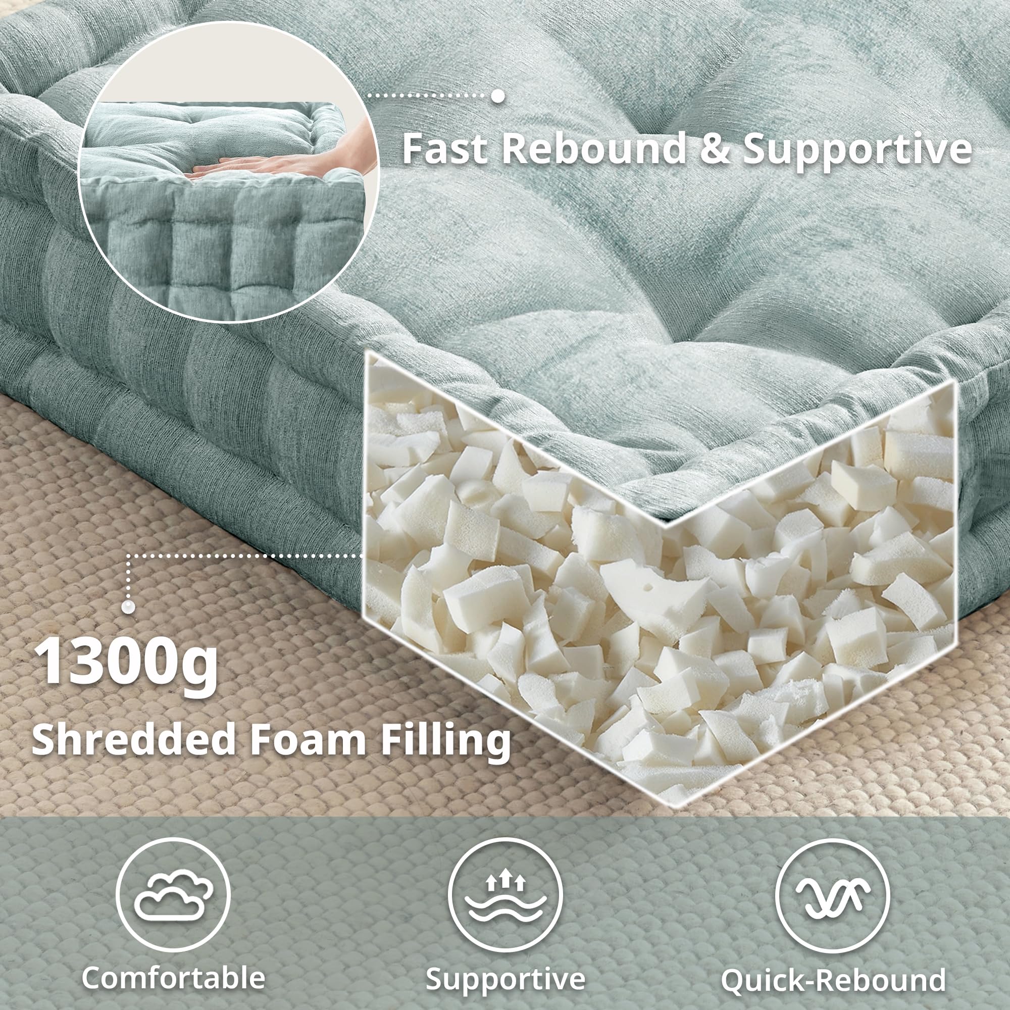 Intelligent Design Azza close-up of chenille fabric highlighting soft texture and luxurious look
