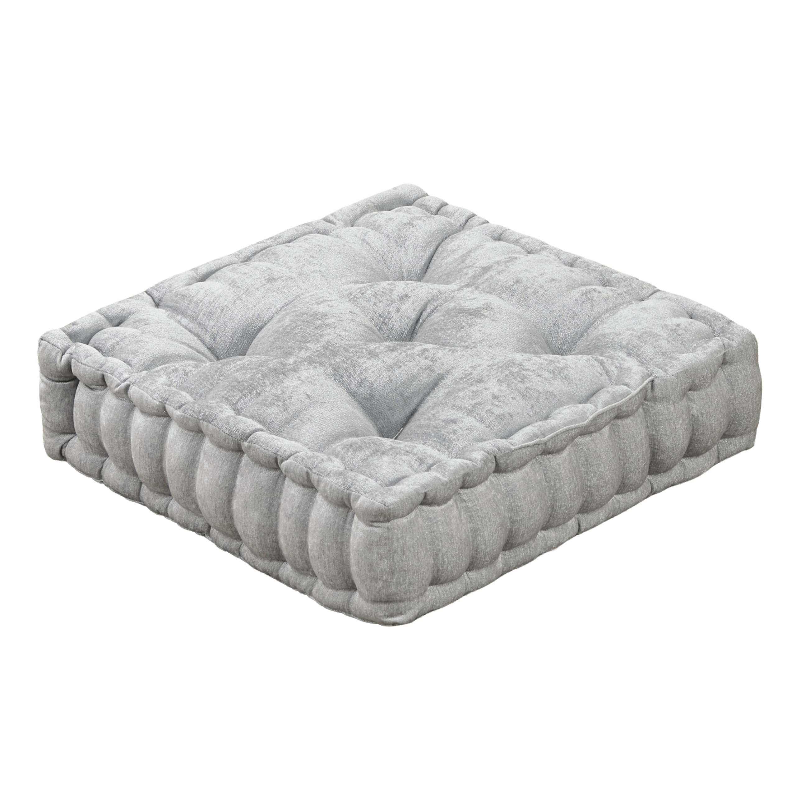 Intelligent Design front view showing grey chenille cushion and modern appeal