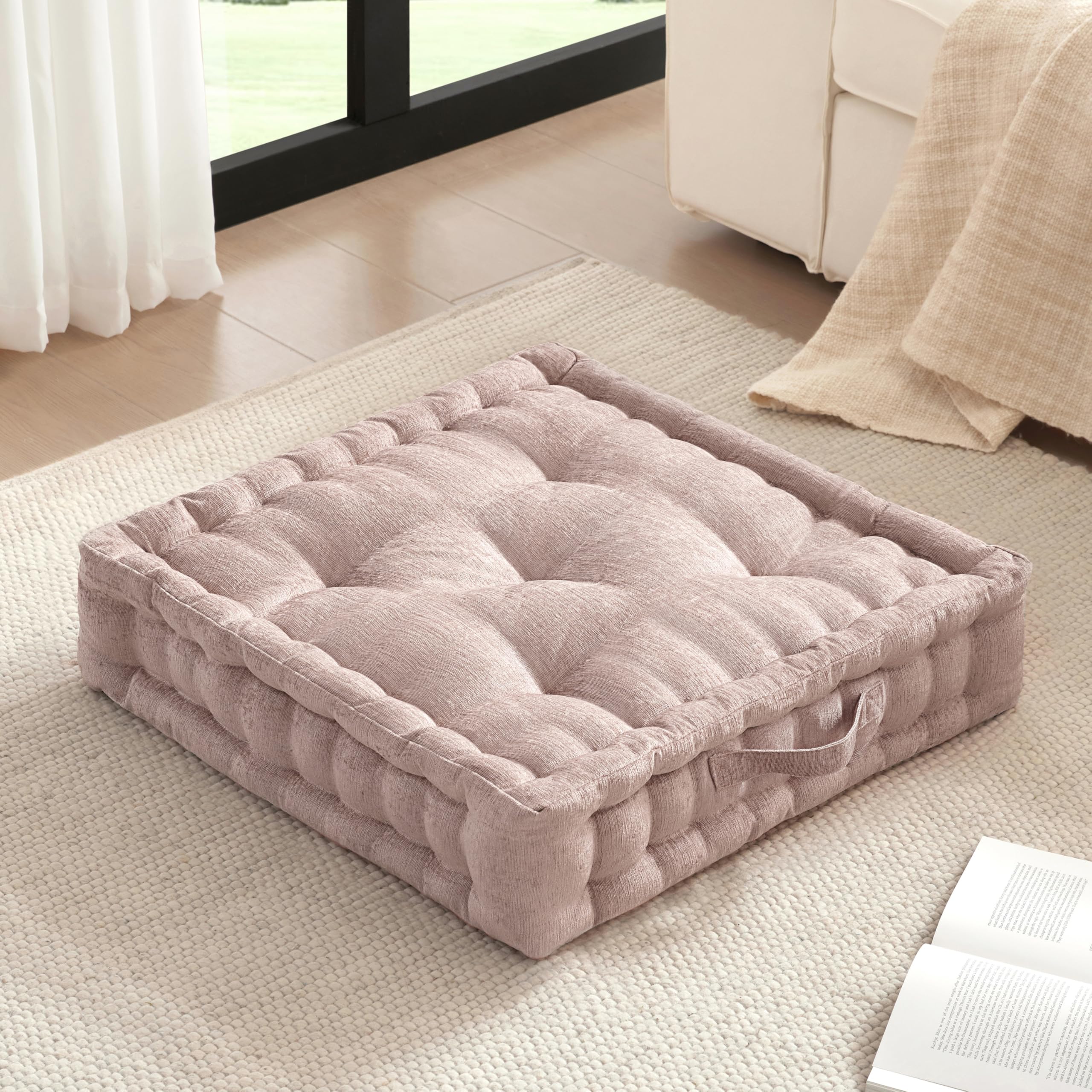 Intelligent Design Azza front view showing plush cushion and blush color benefit comfort