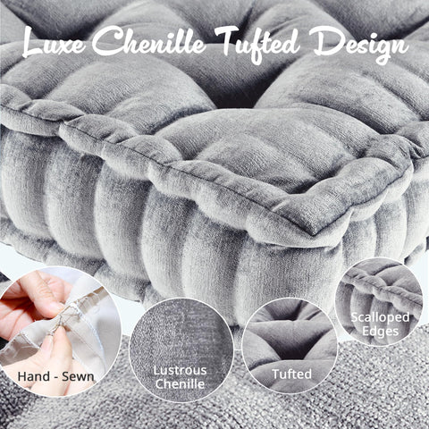 Intelligent Design hand-sewn scalloped edge offering durable refined trim