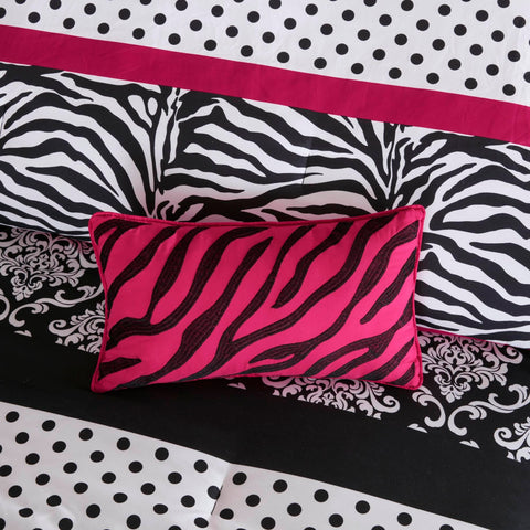 Intelligent Design comforter reverse side showing backing and construction
