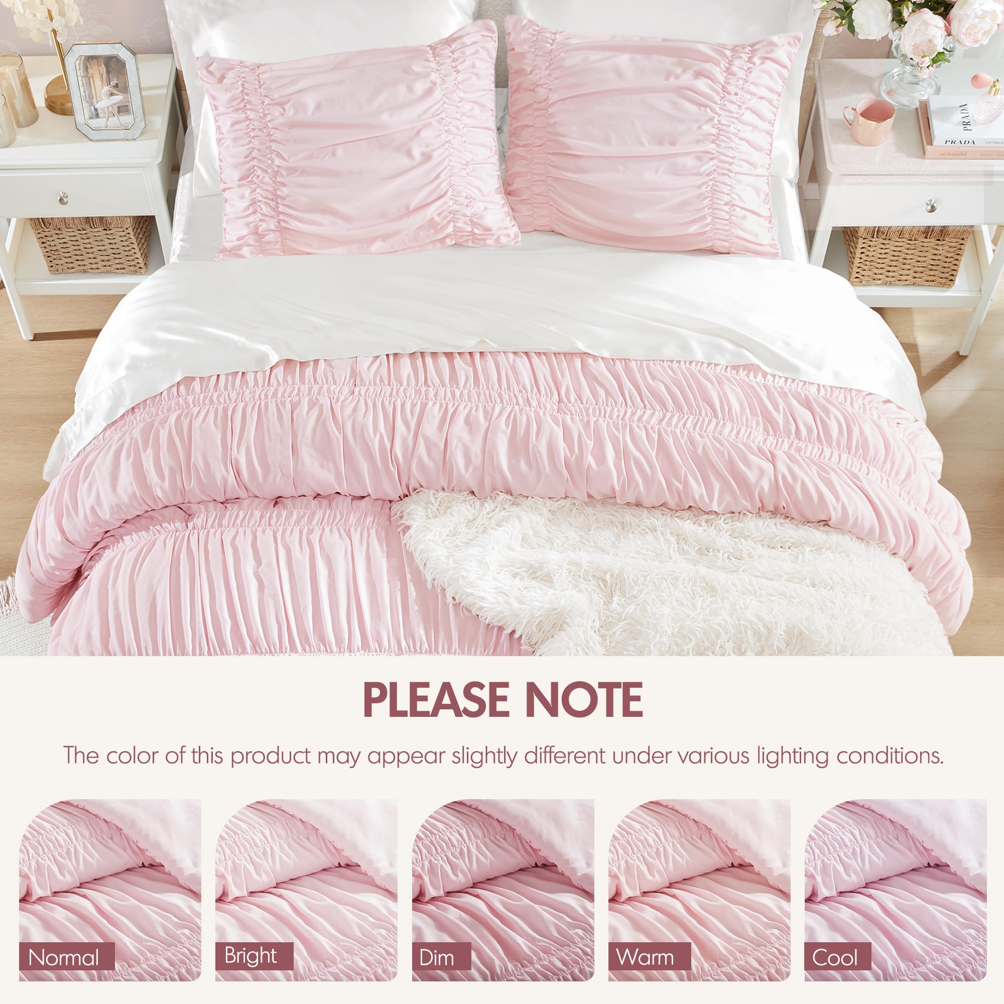 Intelligent Design comforter on queen bed showing coverage and scale for bedrooms