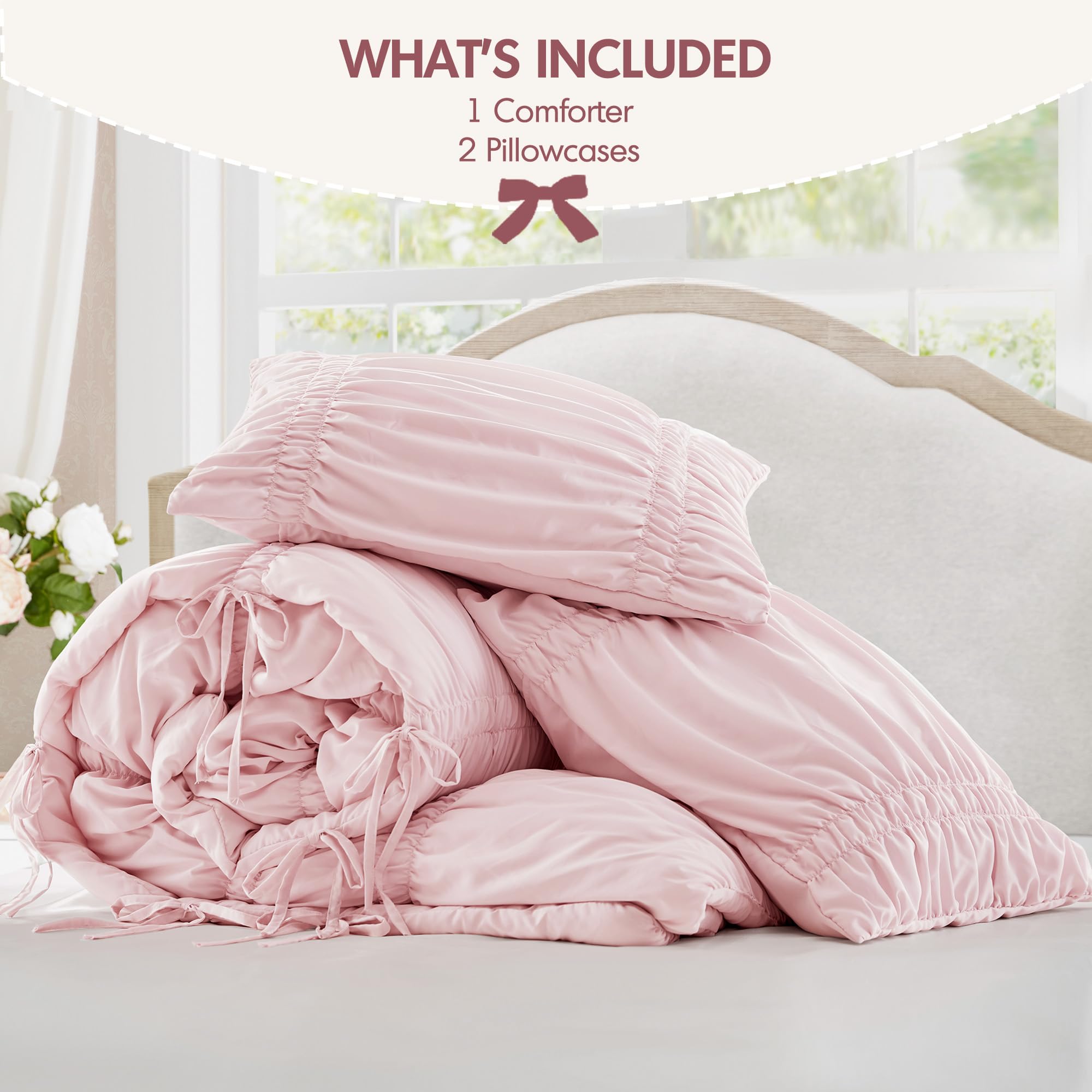 Intelligent Design hand touching brushed microfiber to show plush, cotton-like comfort