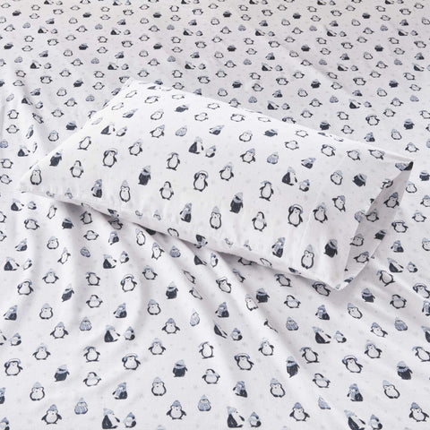 Intelligent Design fitted sheet corner showing 12-inch depth for snug fit