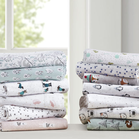 Intelligent Design pillowcase close-up highlighting cat pattern and cozy cotton feel
