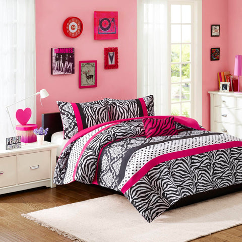 Intelligent Design comforter front view showing bold pattern and instant style