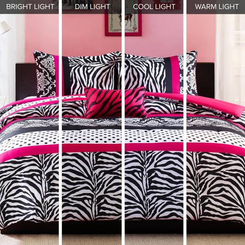 Intelligent Design matching shams close-up highlighting coordinated look