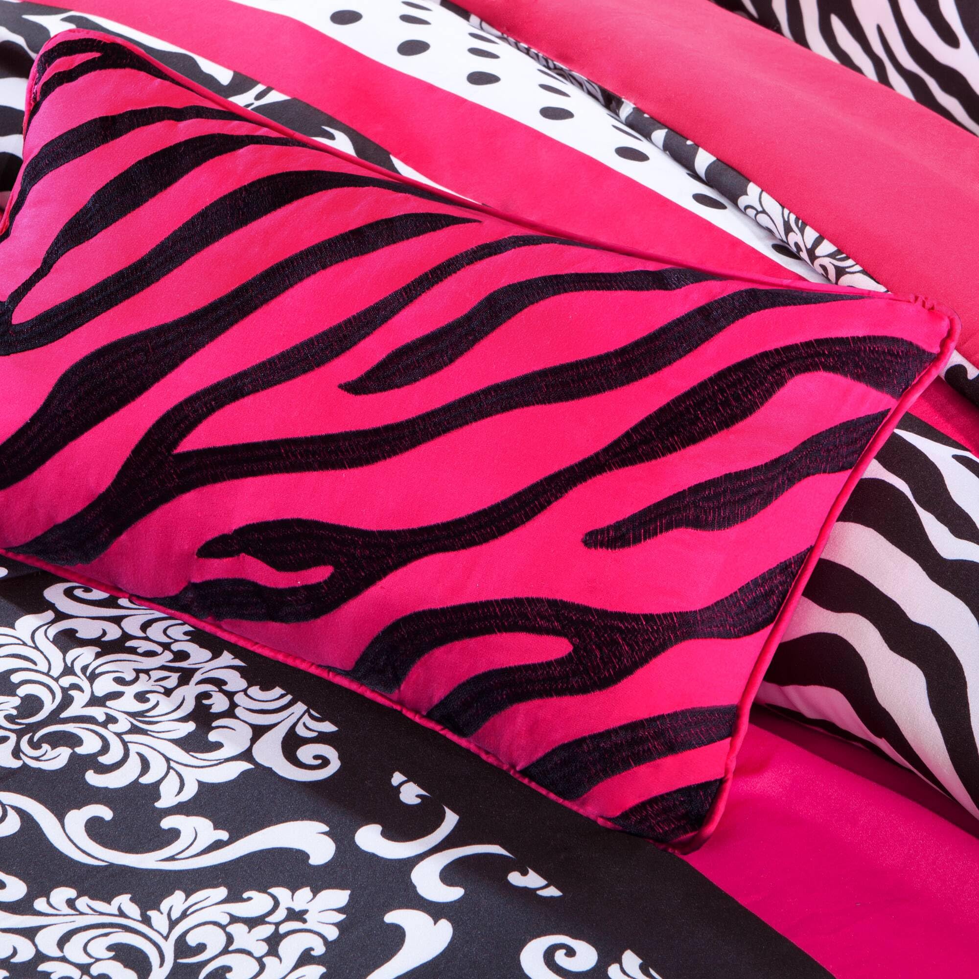 Intelligent Design zebra print detail providing dramatic contrast benefit