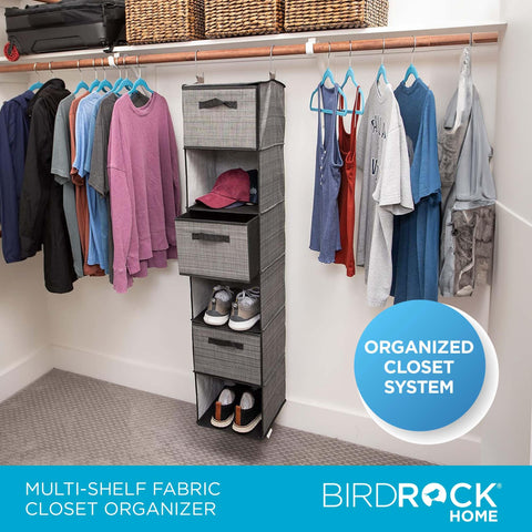Internet's Best installed on closet rod showing quick tool-free setup