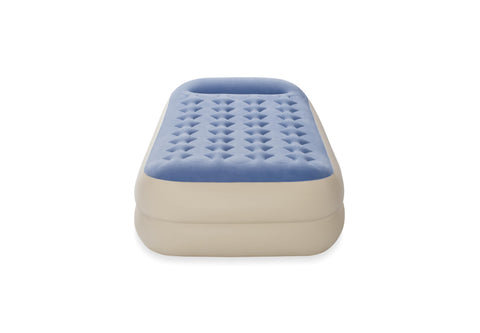 Intex room lifestyle setup with mattress in bedroom for easy access and use