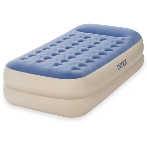 Intex twin 18in front view showing elevated comfort and sturdy profile