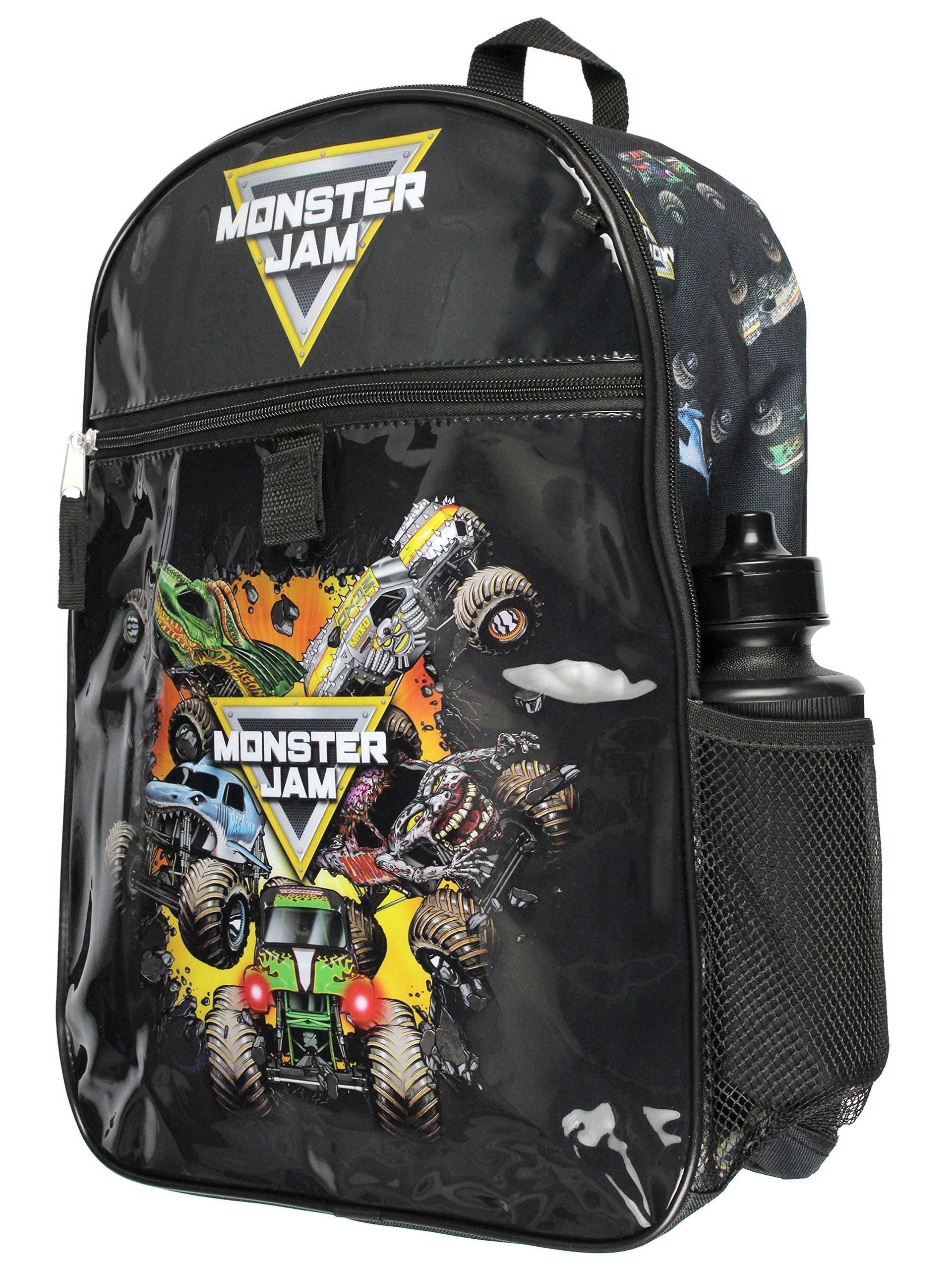 INTIMO insulated lunch tote front showing multiple Monster Jam trucks for freshness