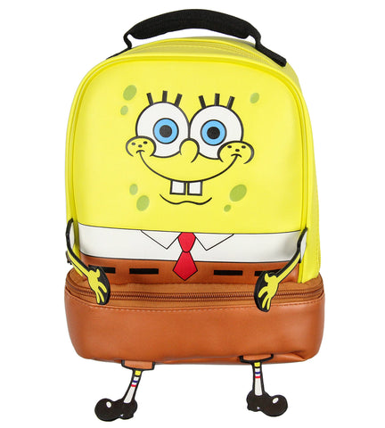 INTIMO SpongeBob open showing dual compartments for organized lunches