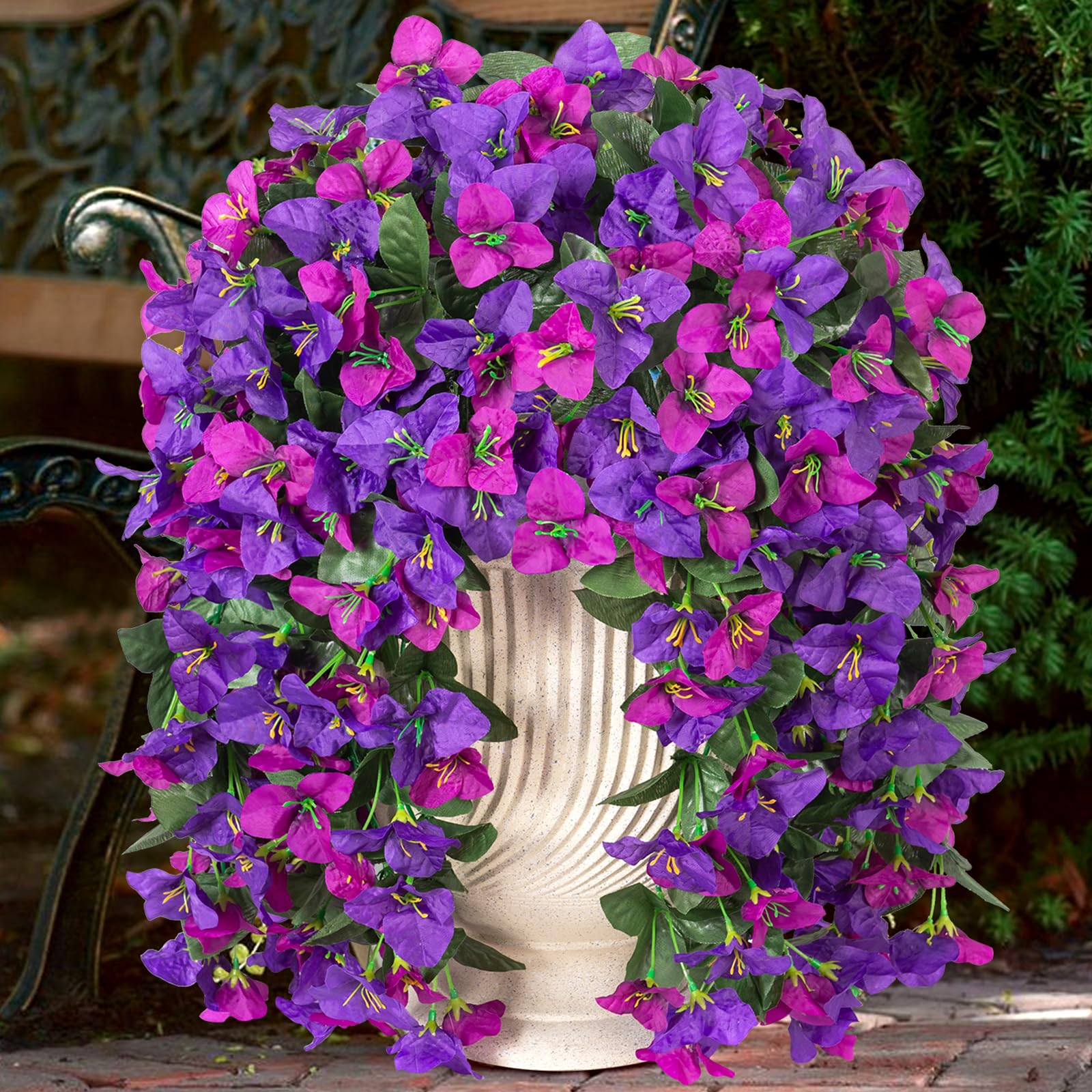 INXUGAO front view of bundled bougainvillea showing full blooms and arrangement benefit