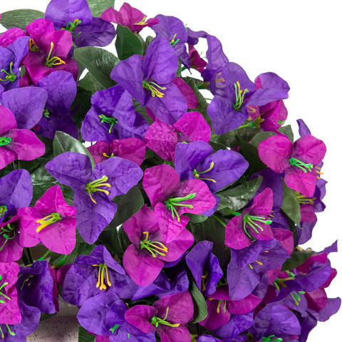 INXUGAO bougainvillea held by hand for scale showing true-to-life size and handling benefit