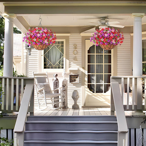 INXUGAO lifestyle scene on balcony demonstrating decorative impact and low-maintenance beauty