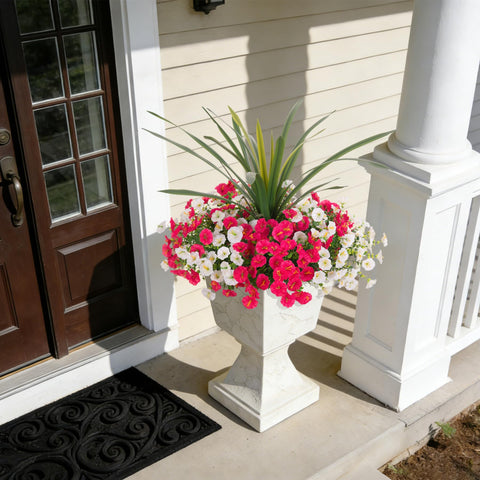 INXUGAO styled on a patio adding year-round color without watering