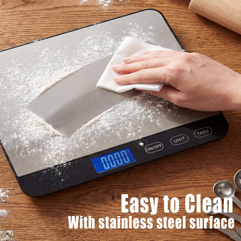 ionsno scale in use under mixing bowl for reliable weighing