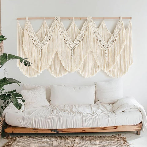 IOWER tassel fringe texture illustrating soft cotton movement