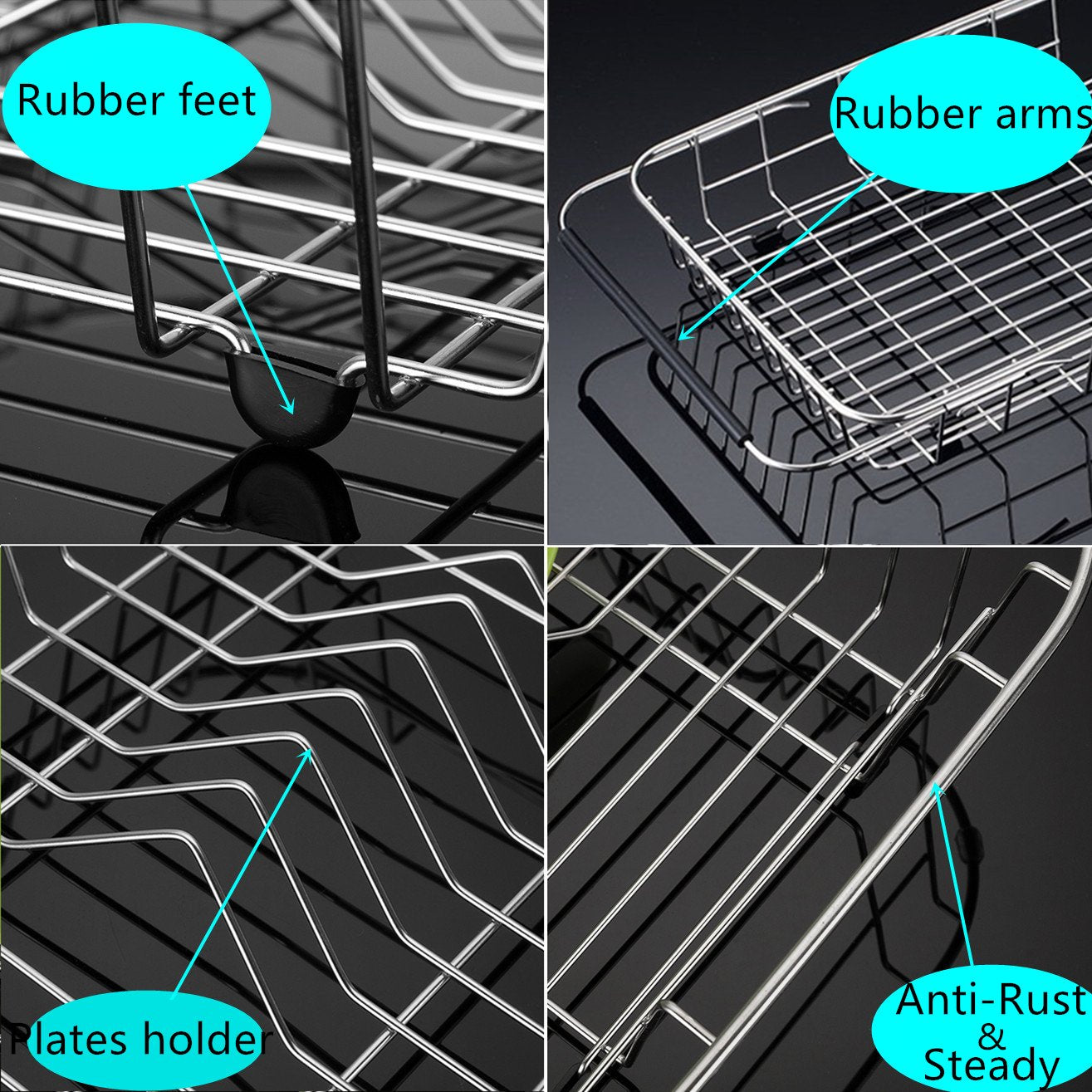 iPEGTOP removable drip tray detail for neat countertop water collection