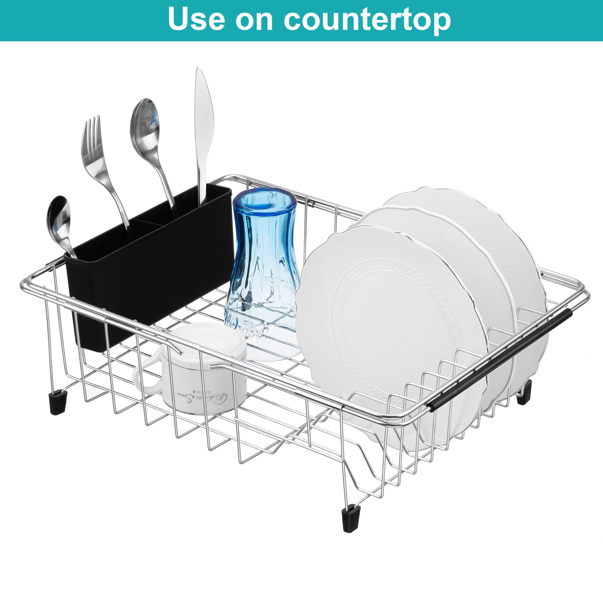iPEGTOP extended across sink showing adjustable length and secure fit