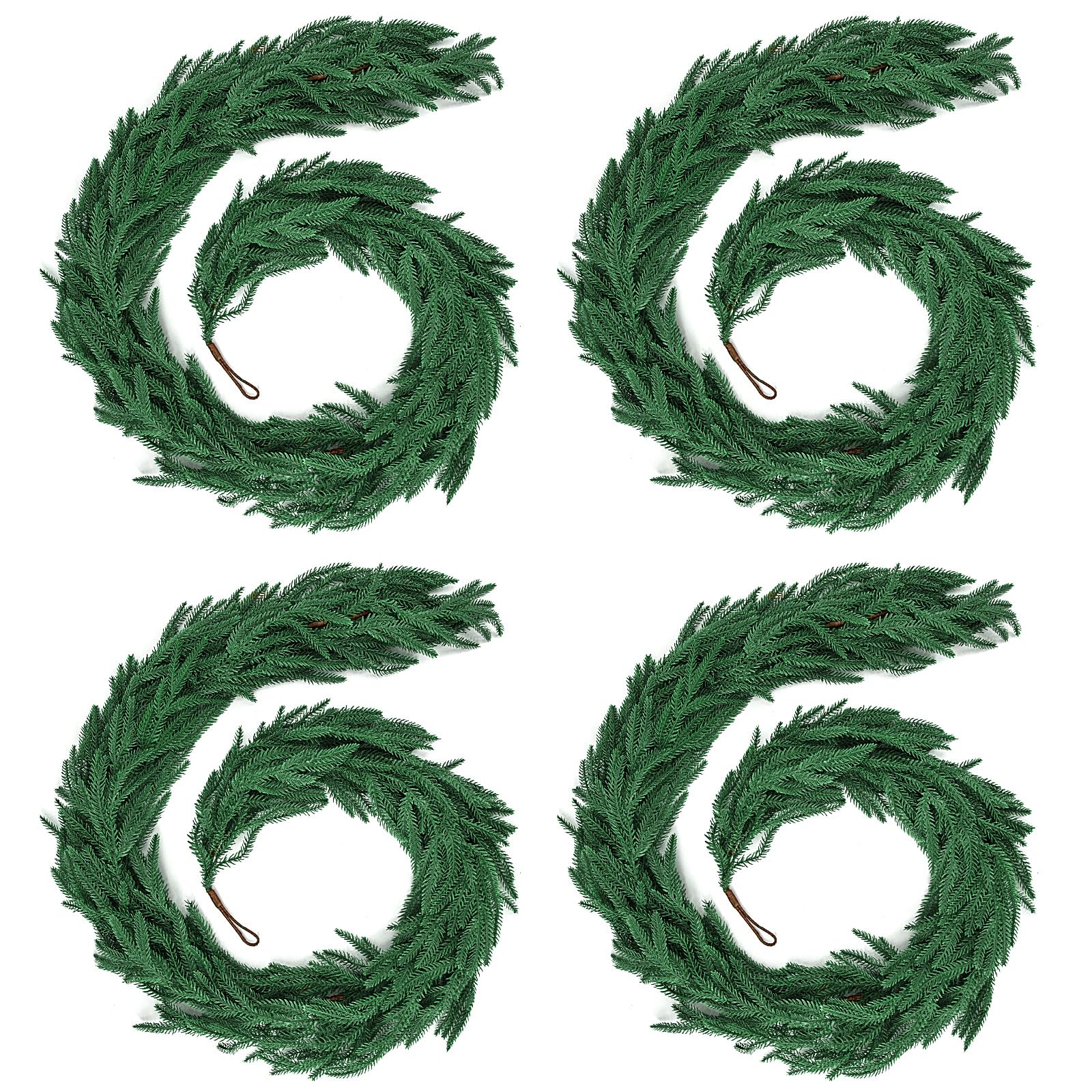 IPOOLTENG close-up of Real Touch pine needles highlighting soft texture and lifelike look