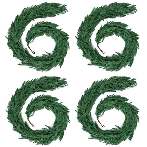 IPOOLTENG close-up of Real Touch pine needles highlighting soft texture and lifelike look