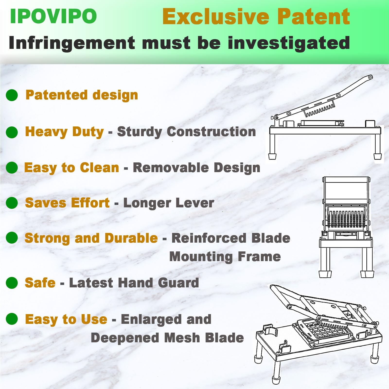 IPOVIPO on kitchen counter demonstrating convenient everyday use